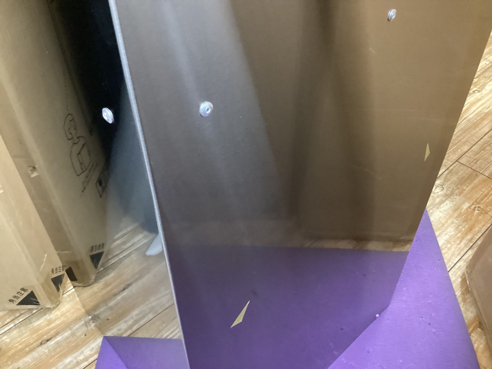 訳アリ P0297 宅配ボックス ミラ ポスト付 ポスト一体型 ステンレス PYKES PEAK 250818-2 MARWIL-DEMENAGEMENTS_CH