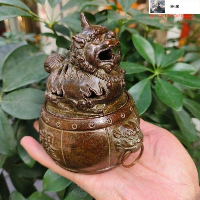 銅器 香炉 神獣香炉 香道具 茶道具 工芸品 置物 銅器 香炉 神獣香炉 香道具 茶道具 工芸品 置物 - メルカリ