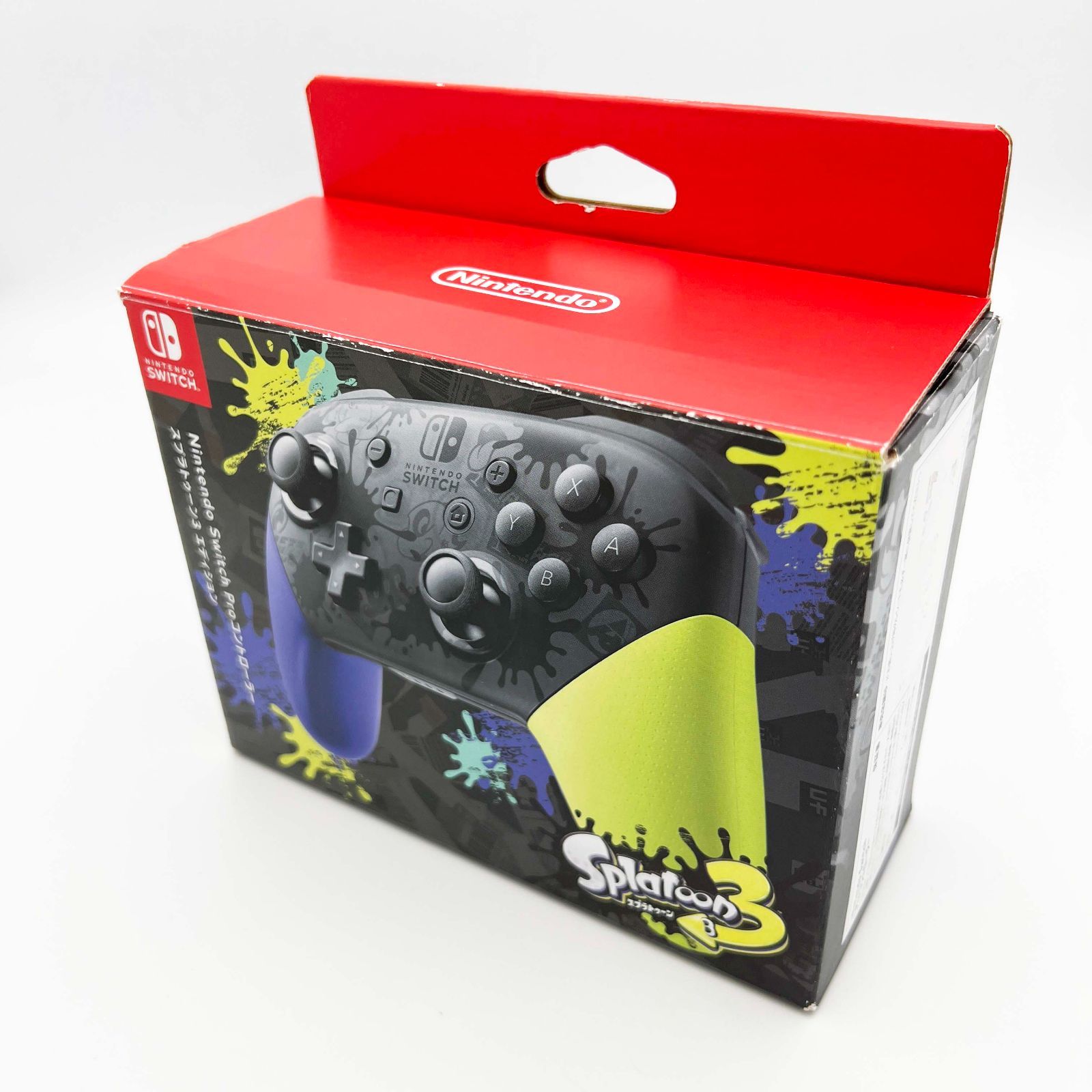 中古美品 Nintendo Switch Proコントローラースプラトゥーン3
