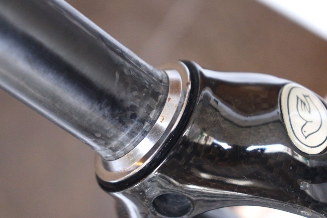 COLUMBUSカーボンフォーク　自転車カボーンフォーク1-1/8インチ コロンバス COLUMBUS マッスル カーボン MUSCLE CARBON フロント