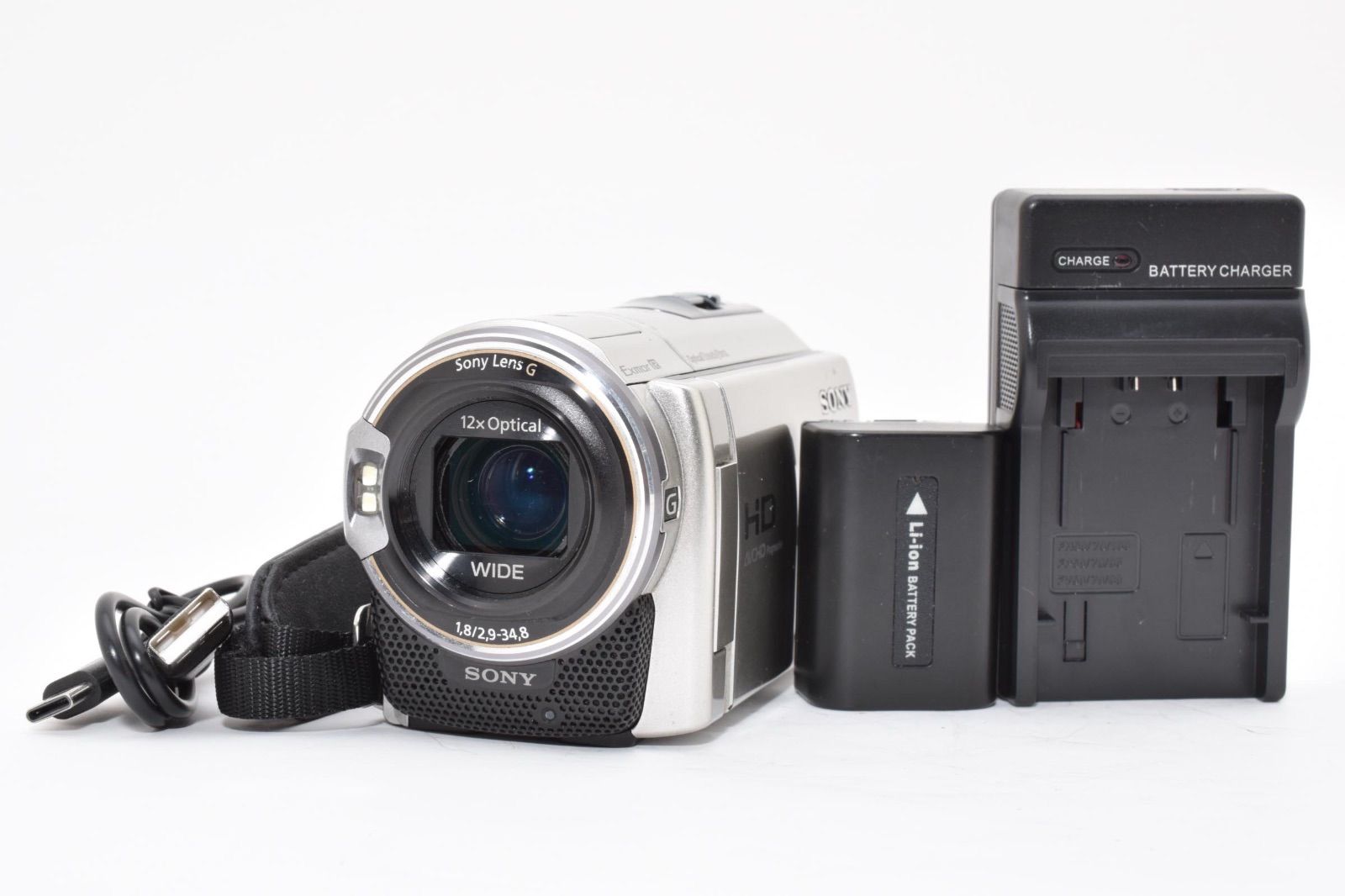 SONY HDビデオカメラ Handycam HDR-CX590V シャンパンシルバー