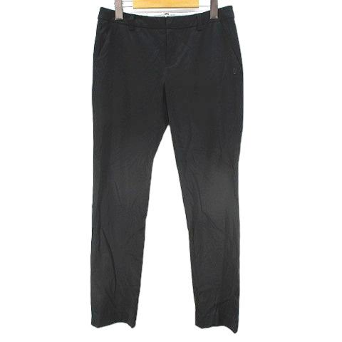 ヴィヴィアンタム VIVIENNE TAM ロング丈 スキニーパンツ 0 黒系 ブラック ジップフライ 金具 ストレッチ