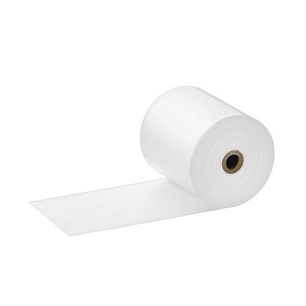 まとめ TANOSEE感熱レジロール紙 ノーマル保存 幅58×直径80mm×長さ80m 厚み約0.062mm 芯内径12mm 1パック 5巻 ×5セット