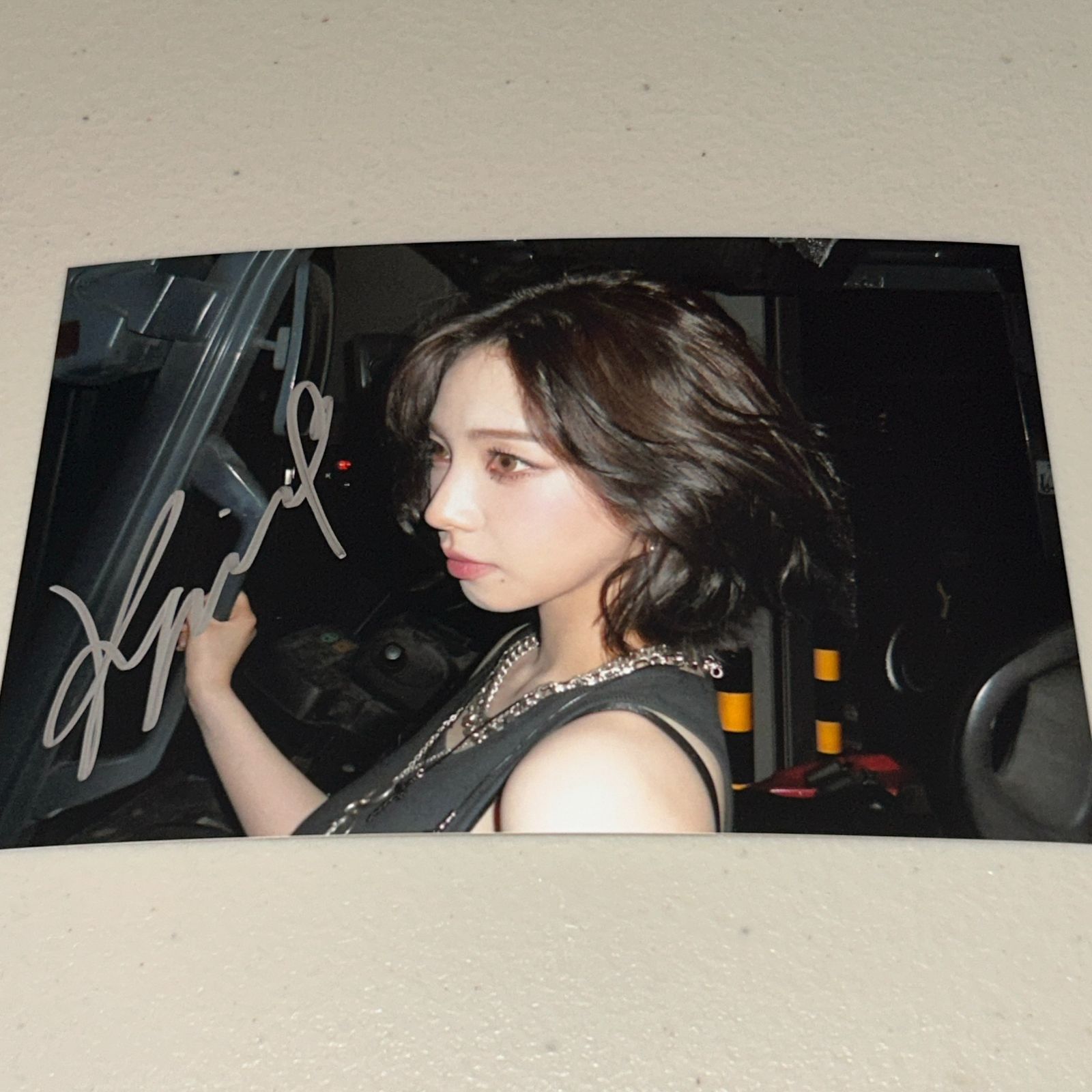 aespa 直筆サイン Dirty Work スチール写真 KGサイズ