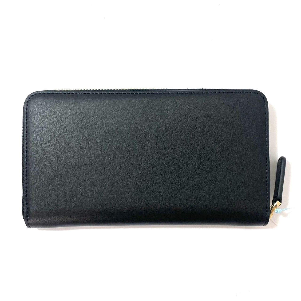M【EMPORIO ARMANI】Y3H304 HDV9A ジッパー 長財布 ブラック/黒