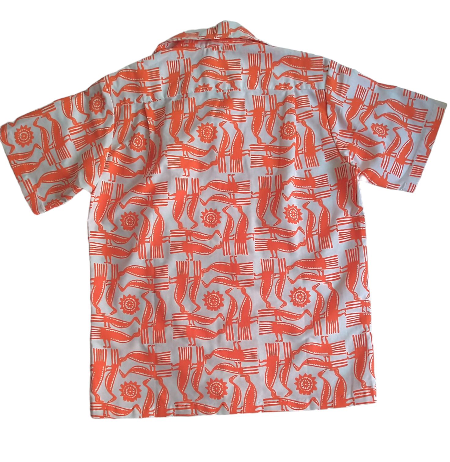 アロハシャツ　Lauhala(ラウハラ)ビンテージアロハシャツ 70年代 ラウハラ ハワイ製 ハワイアン 開襟 オープンカラー