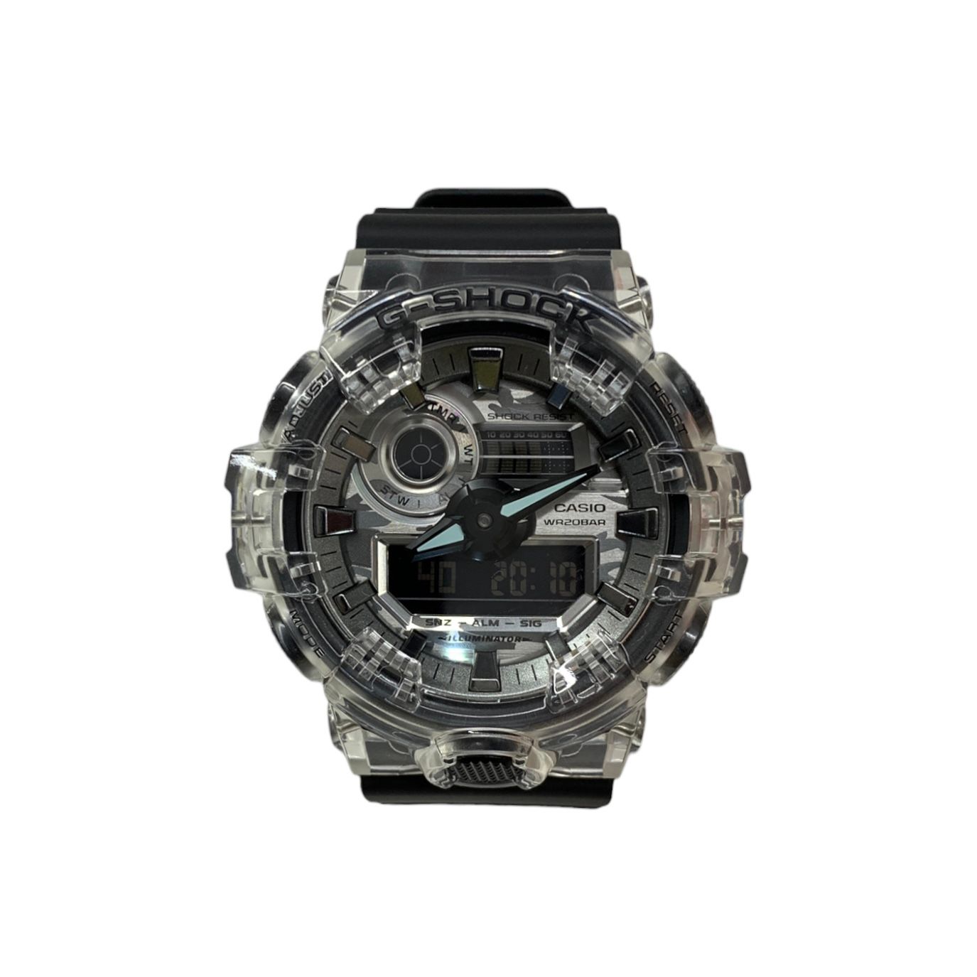 CASIO (カシオ) G-SHOCK Gショック カモフラージュスケルトン デジアナ