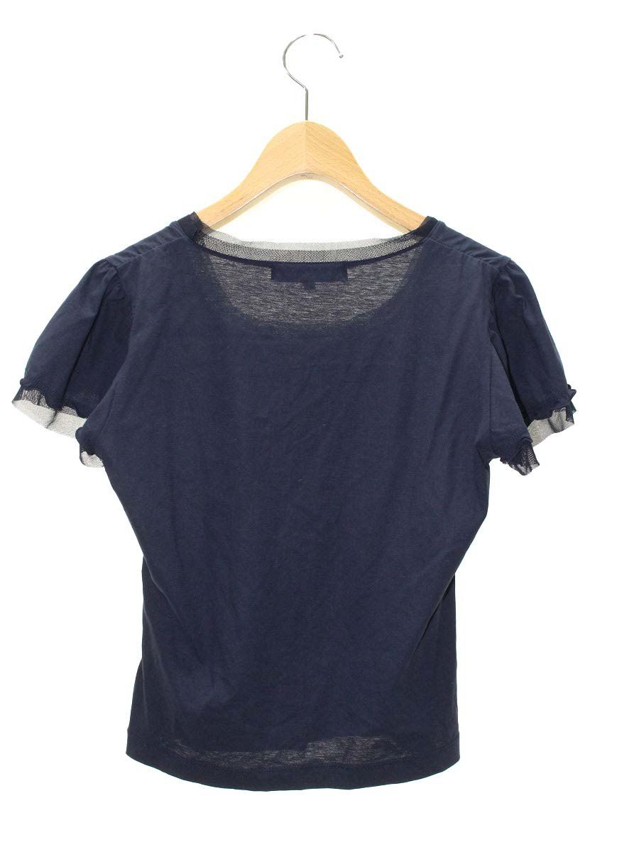 エムズグレイシー 225318 Tシャツ カットソー 38 ネイビー