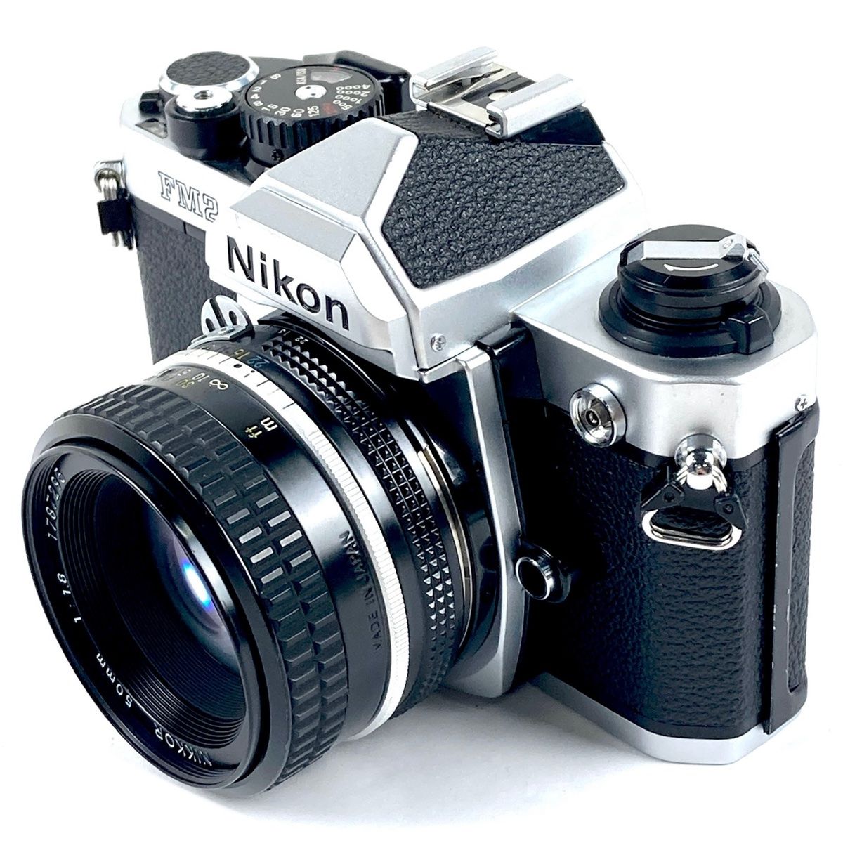 キィートス整備品】外観美品 NIKON NEW FM2 +50mm f1.8 美品 ニコン