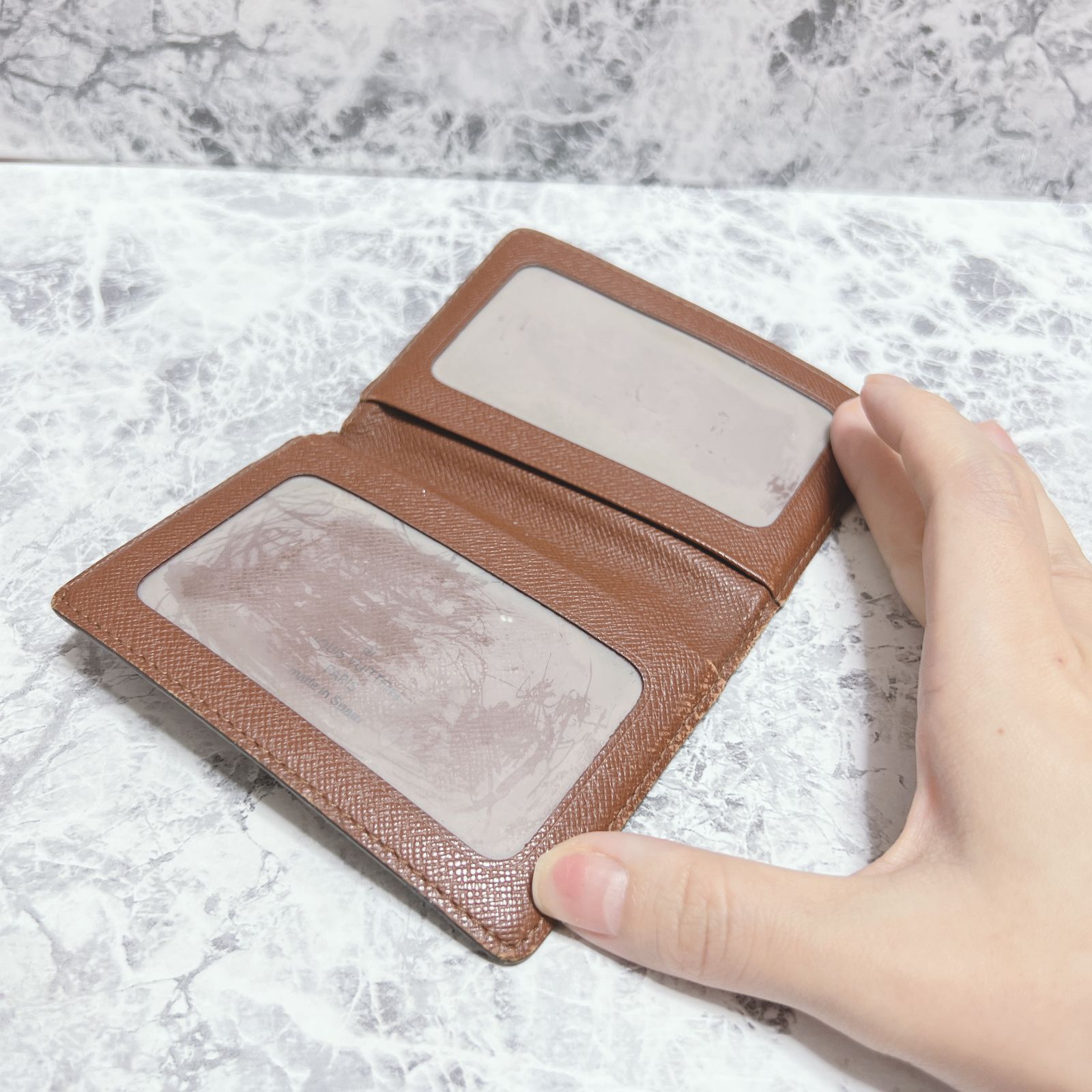 正規品 ルイヴィトン モノグラム LOUIS VUITTON パスケース 定期