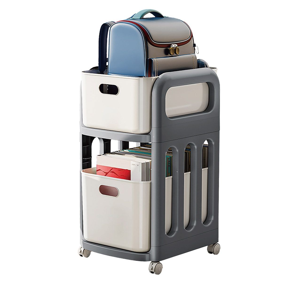 ランドセル収納ラック キャスター付き 2段 収納ラック ランドセル