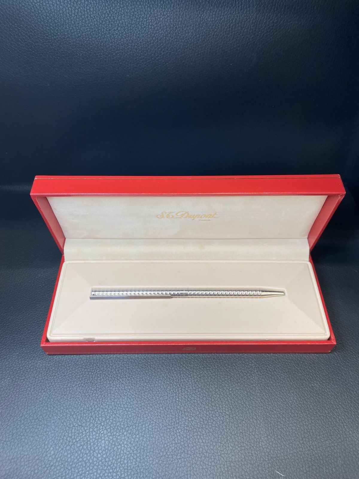 デュポン 繰り出し式ボールペン シルバー