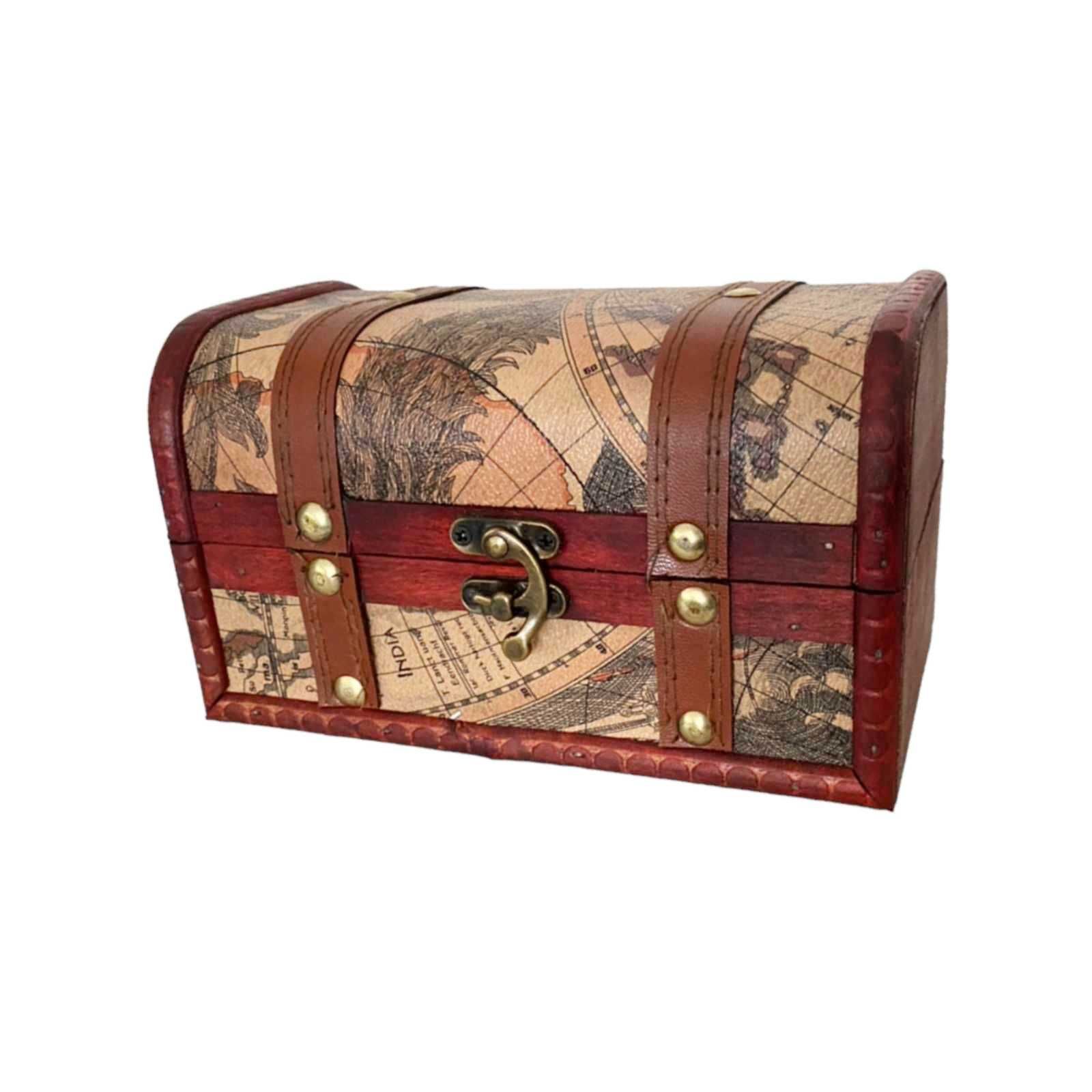 地図模様 マップ模様 箱付き 新品時計 木製 【公式通販】