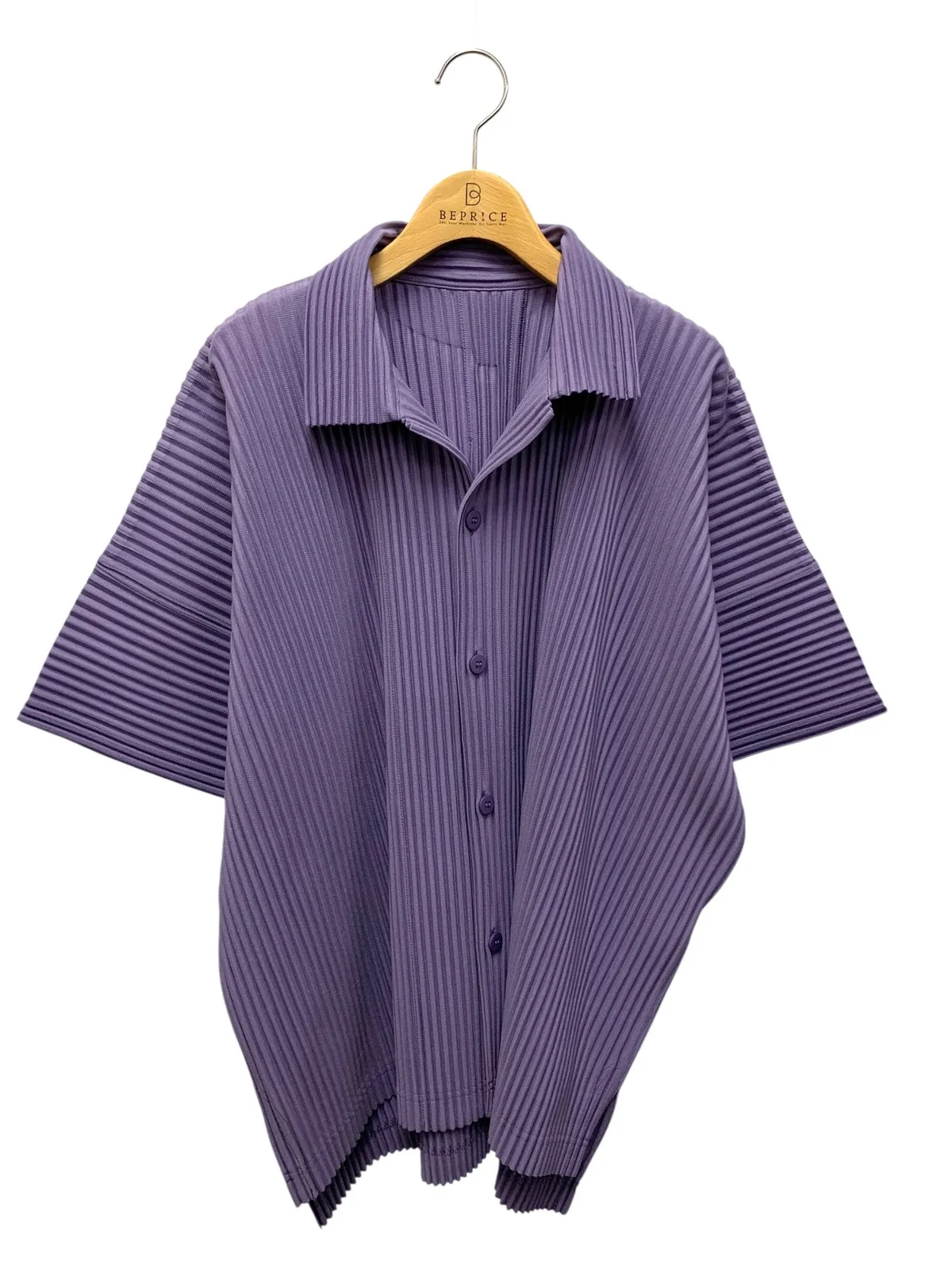 オムプリッセ　イッセイミヤケ　プリーツ　シャツ　オープンカラー　半袖　開襟　3 2026年最新】HOMME PLISSE ISSEY MIYAKE 半袖シャツの人気アイテム