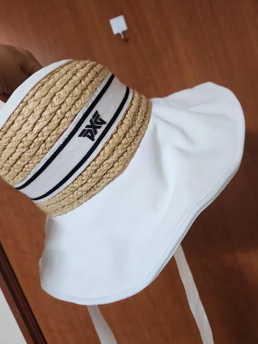 PXG ラフィア サンキャップ サンバイザー