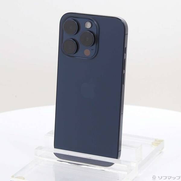 中古品〕 iPhone15 Pro 128GB ブルーチタニウム MTUA3J／A SIMフリー
