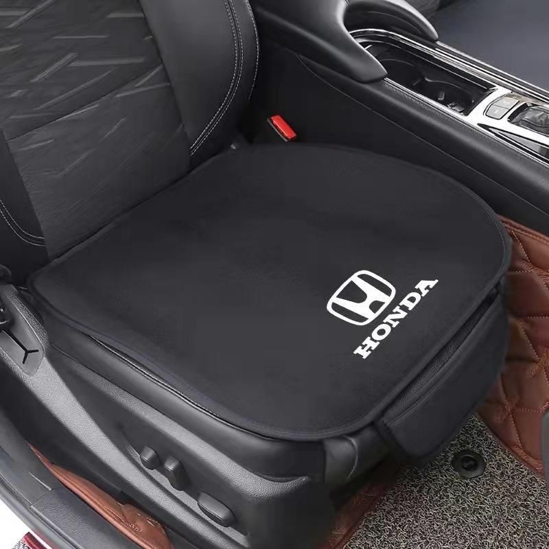 新品！H  車用 シートカバーセット 前座席用2枚 座布団滑り止め シートクッション 暖かい パッドマット 全車種対応 N-Box WRC CRV フィットサルーン シビック アコード RC1/RC2 オデッセイ