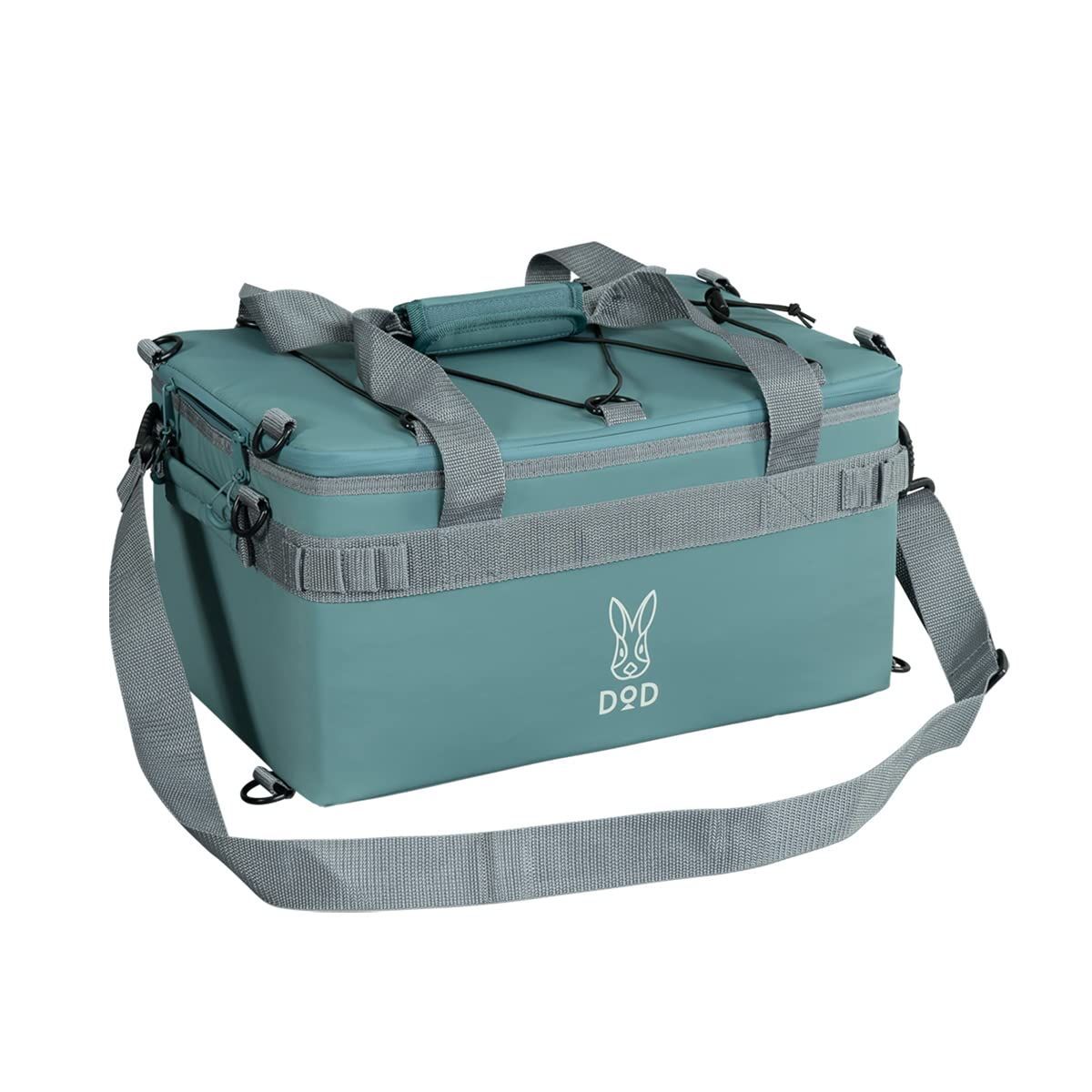Color ブルーグレー_Size 15リットル x 1 DOD ディーオーディー ソフトくらひこ 15 15L ソロキャンプ や デュオキャンプ で 使いやすい 厚断熱材 コンパクト 軽量 で扱いやすい ソフトクーラーバッグ CL1-920-BL