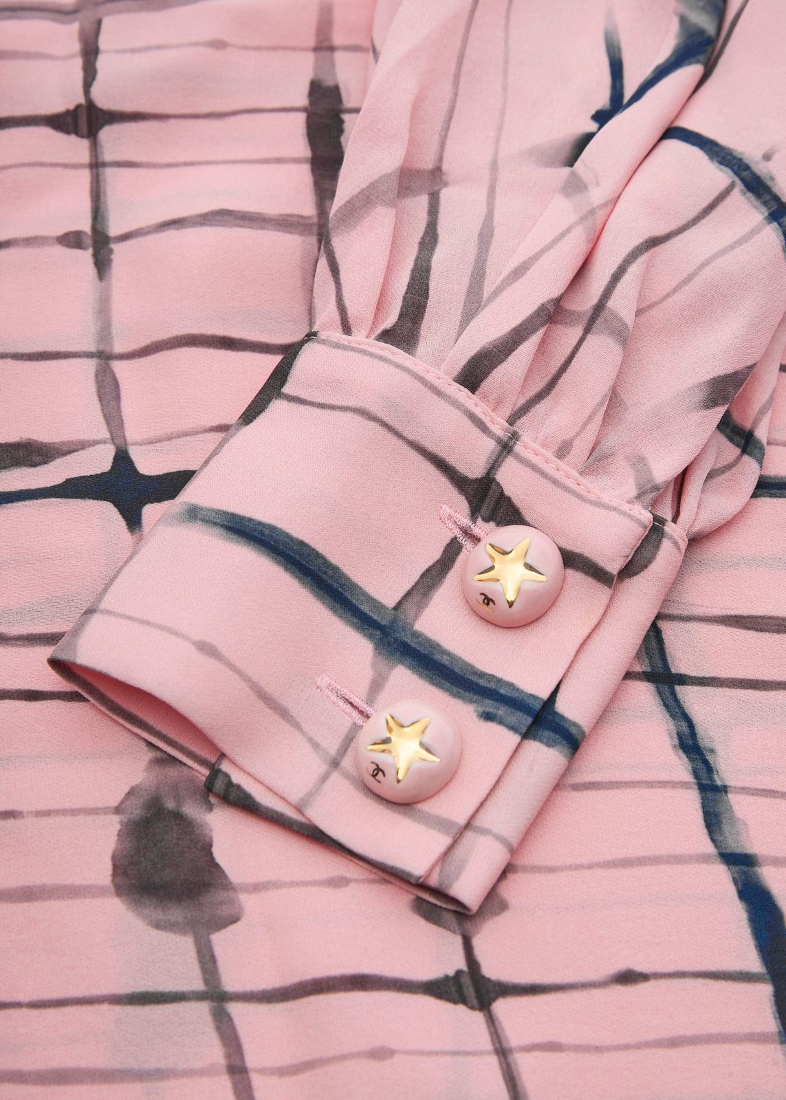 返品可】CHANEL シャネル ココボタン ココマーク ブラウス 34