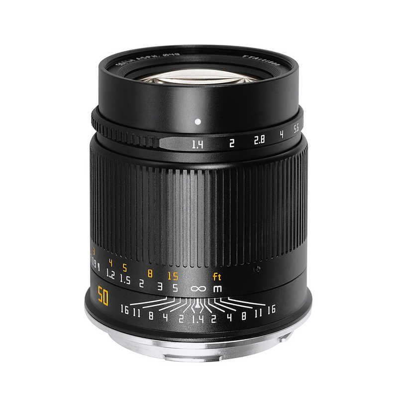 送料無料 ♥ 未開梱 銘匠光学 カメラレンズ Lマウント バヨネット ブラック TTArtisan 50mm f|1.4 ASPH
