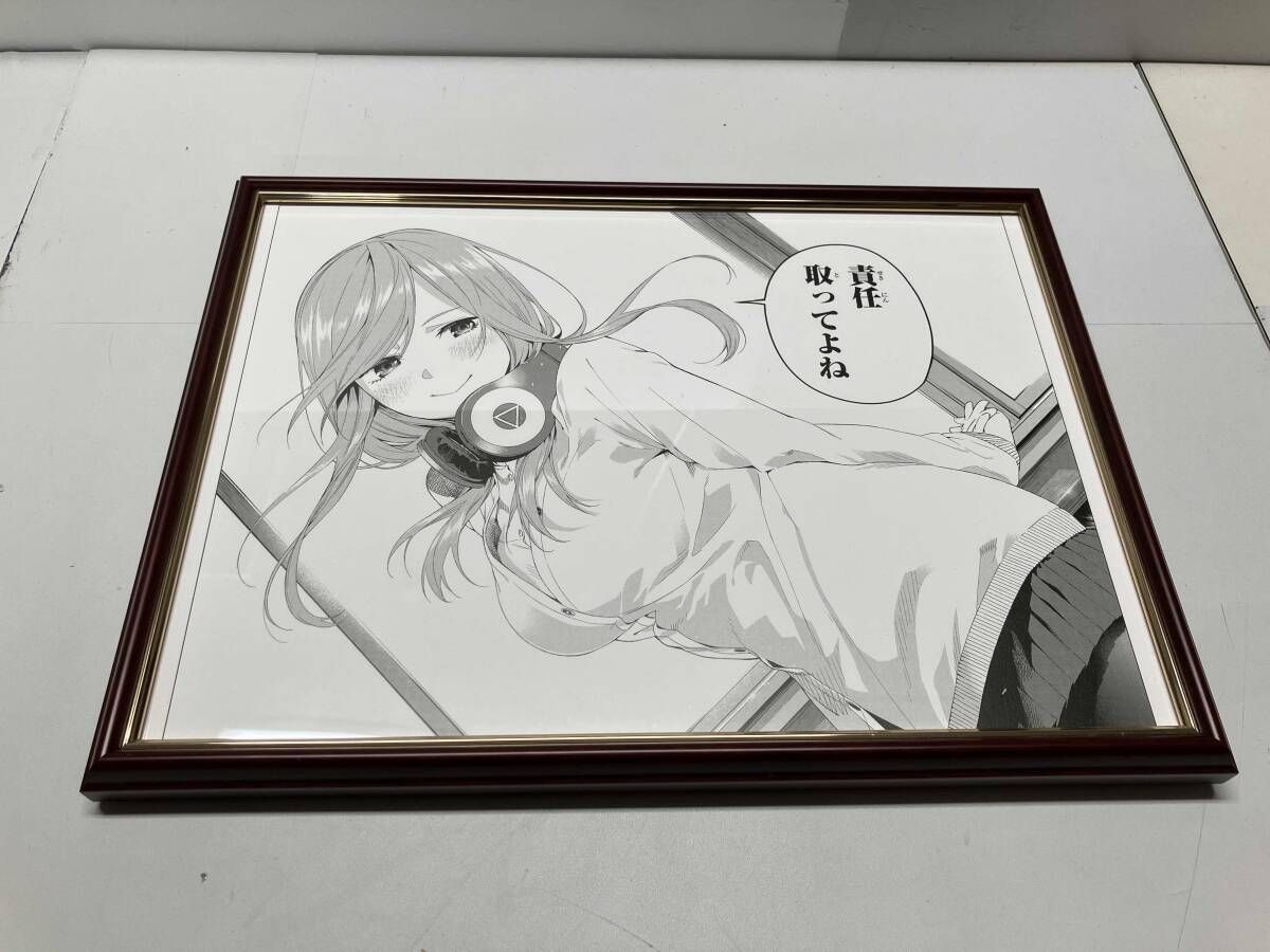 五等分の花嫁展 春場ねぎ先生サイン入り複製原稿 美玖A 美玖　箱無し 五等分の花嫁展 三玖 複製原稿 春場ねぎ先生複製サイン入り 買取