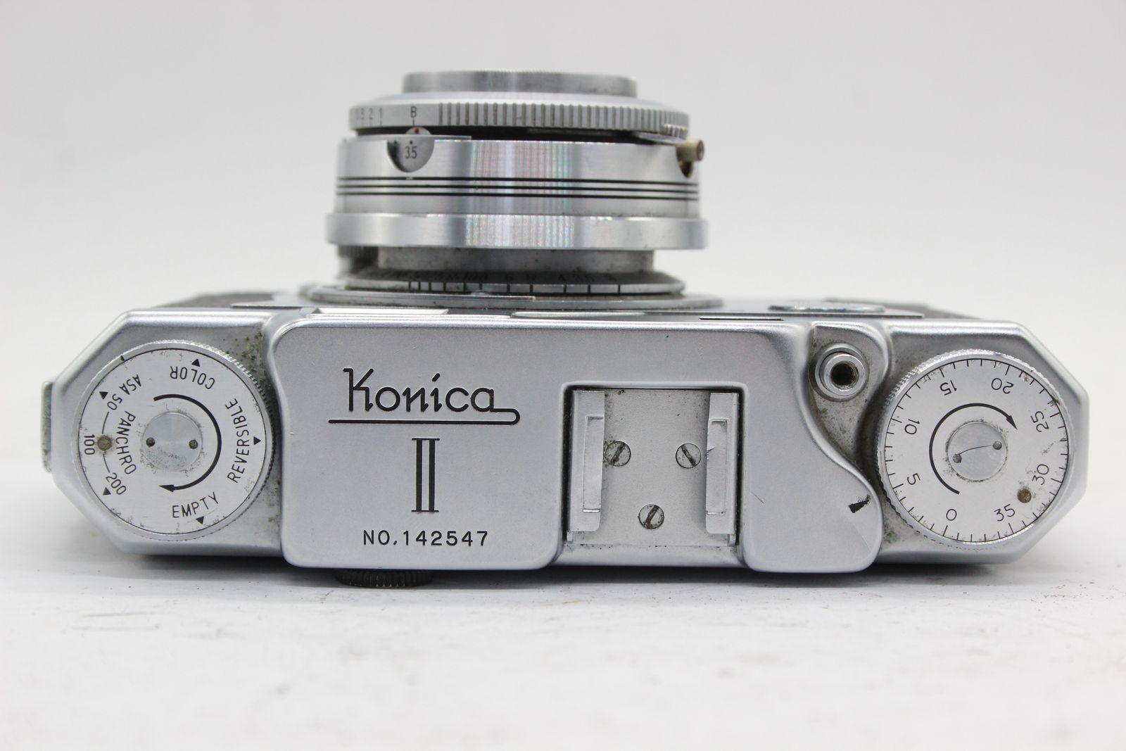 返品保証】 コニカ KONICA II B-m Hexar 45mm F3.5 レンジファインダー