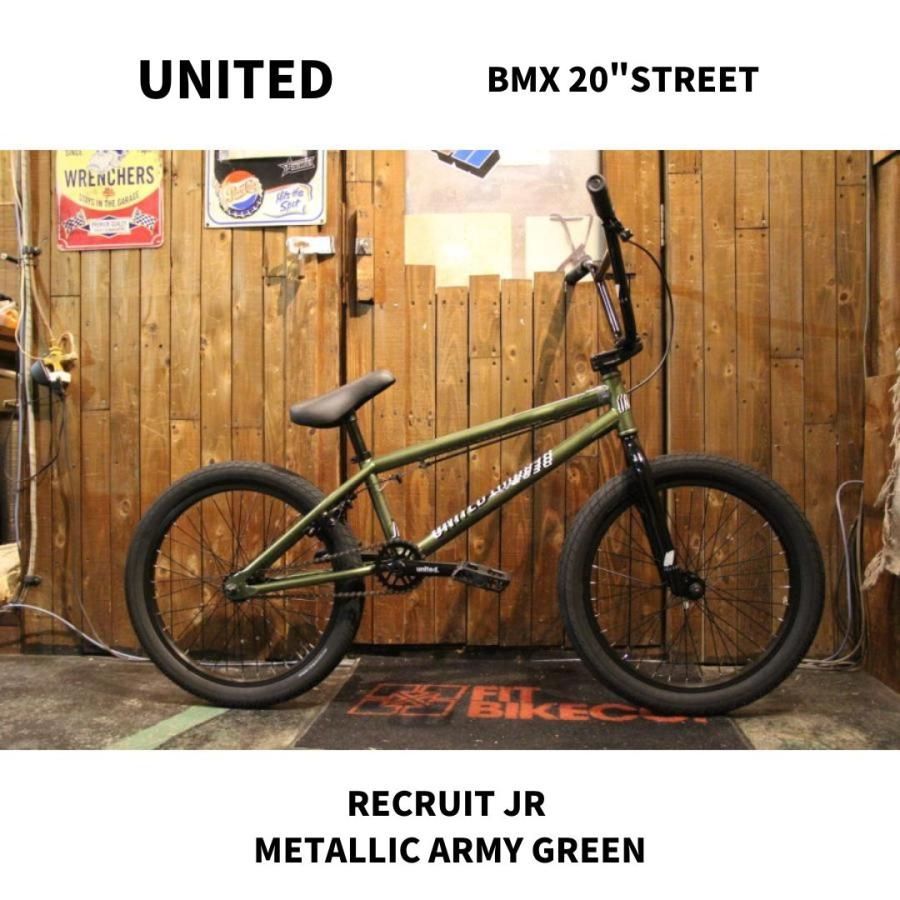 新品BMX ストリート UNITED RECRUIT JR ARMY GREEN-