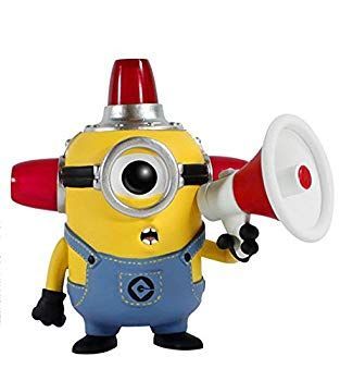 【中古】(未使用･未開封品)　怪盗グルー ミニオン危機一発! ファイヤー・アラーム・ミニオン 高さ約9cm フィギュア f4u0baa