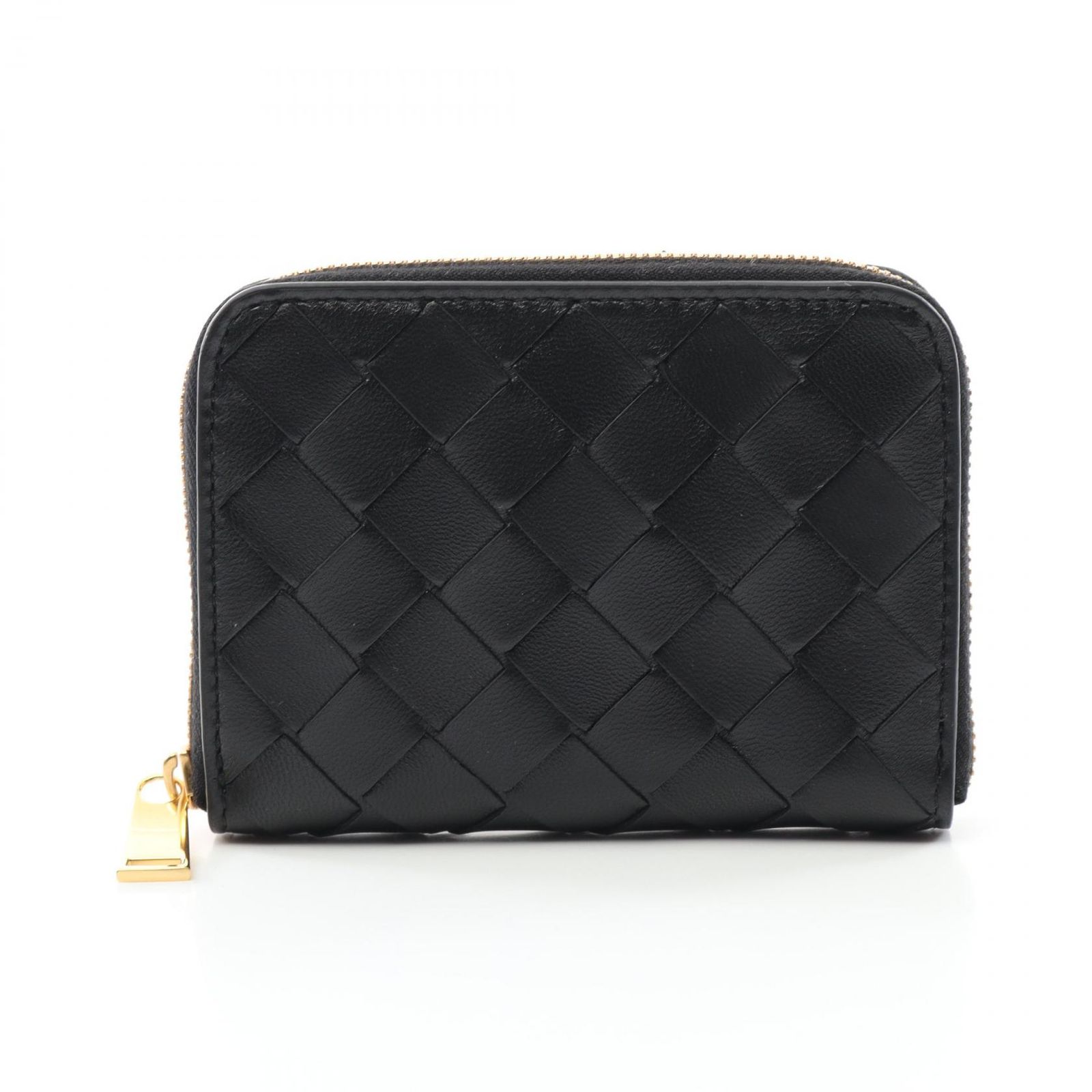 ボッテガヴェネタ BOTTEGA VENETA コインケース イントレチャート 600874VCPP28425 ブラック レザー コインケース ユニセックス