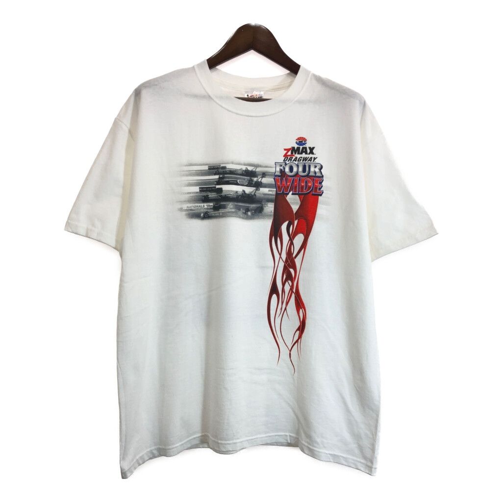 CHASE AUTHENTICS チェイス オーセンティック レーシング Ｔシャツ ホワイト メンズ XL 古着 U1275