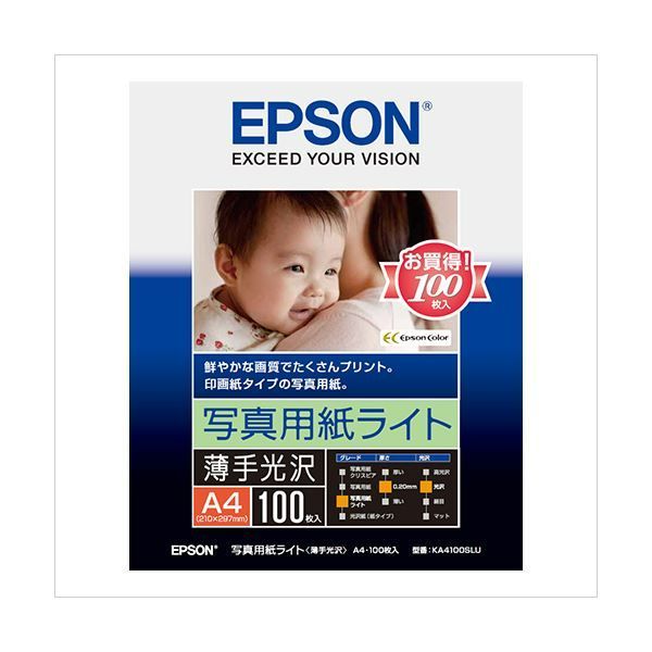 EPSON プロフェッショナルフォトペーパー薄手光沢 (約1118mm幅×30.5m) PXMC44R12 - 2