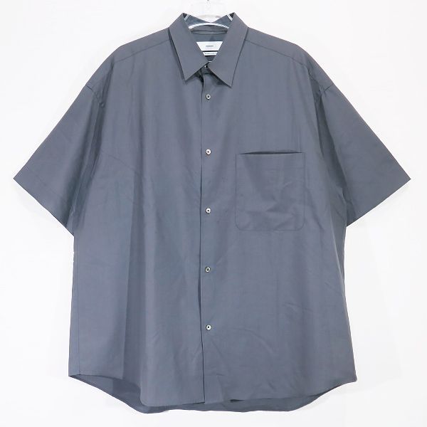 Graphpaper グラフペーパー FINE WOOL TROPICAL S/S OVERSIZED REGULAR COLLAR SHIRT  GM221-50198 ファイン ウール トロピカル ショートスリーブ オーバーサイズ レギュラー カラー シャツ - メルカリ