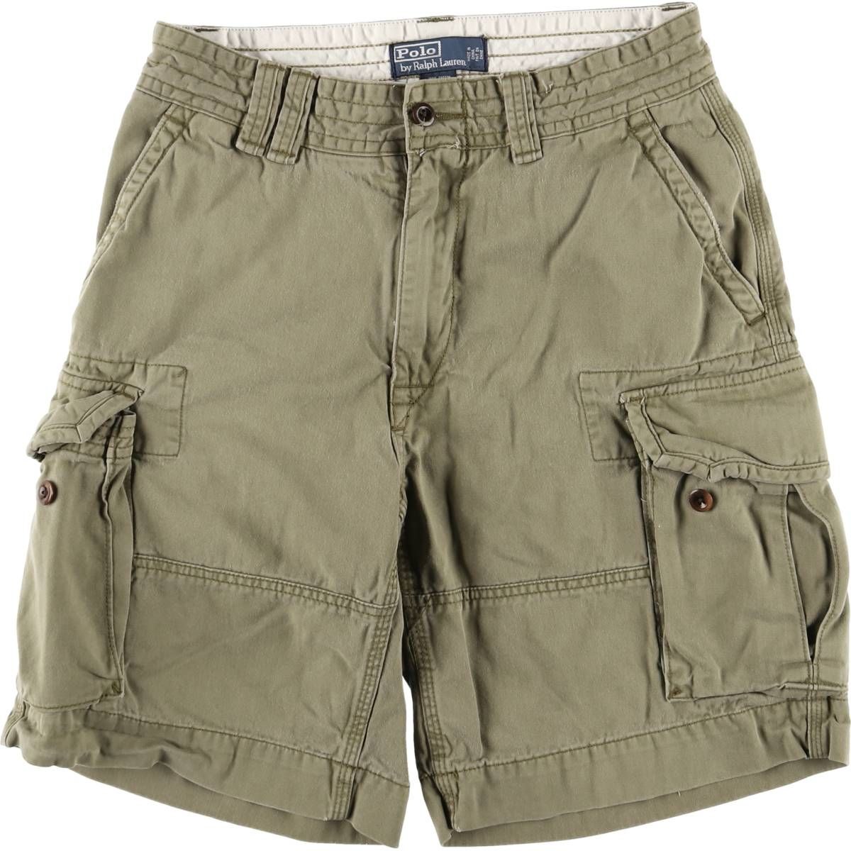 Ralph Lauren 古着 本革 トリミング カーゴハーフパンツ 中古・古着通販】POLO RALPH LAUREN (ポロ・ラルフローレン