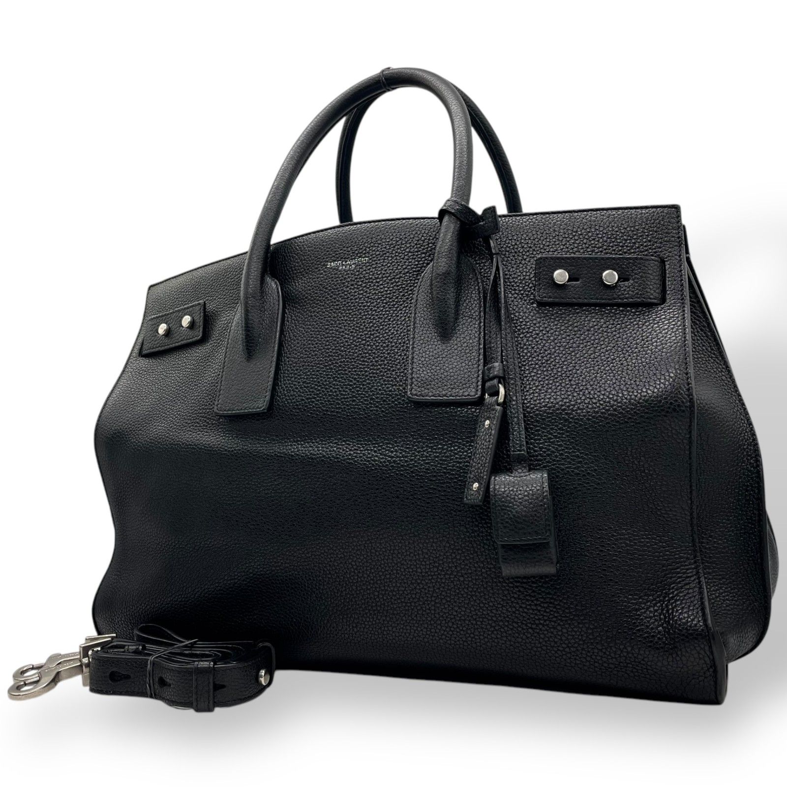 美品 ビジネスレザーファクトリー マルチビジネスバッグ 黒 2気質 楽天