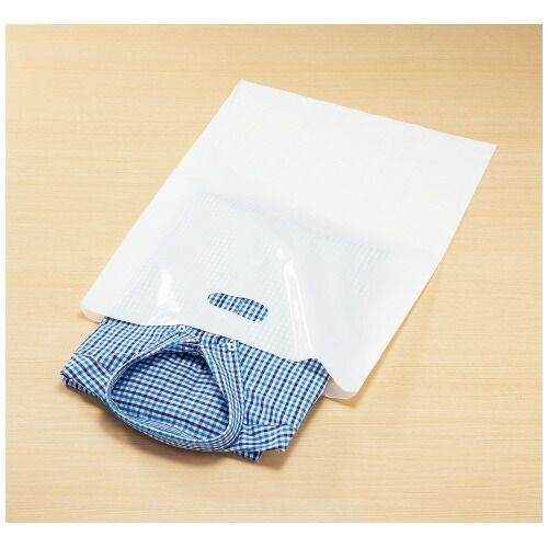 パ 低密度ポリエチレン手提袋 Ｍ 白 ２５枚×１６4122-8470 カウネット