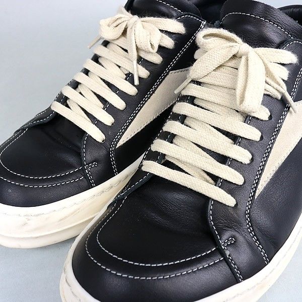 大人気! RICK OWENS VINTAGE 厚底 カーフレザー スニーカー RICK OWENS 銀座店 リックオウエンス VINTAGE SNEAKS カーフ