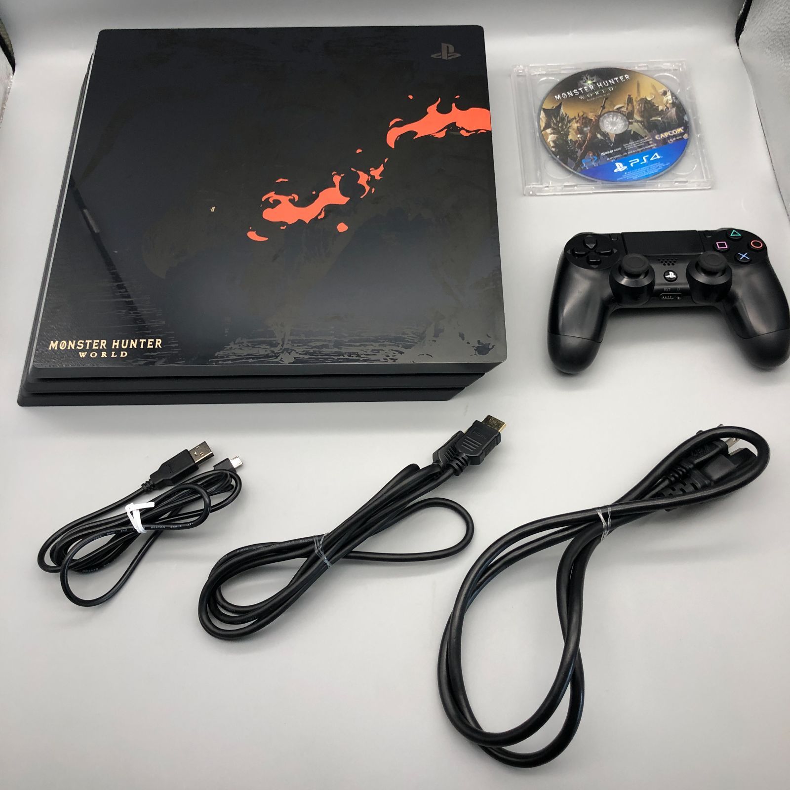 動作確認済み】PS4 Pro 本体 CUH-7100B MONSTER HUNTER: WORLD 