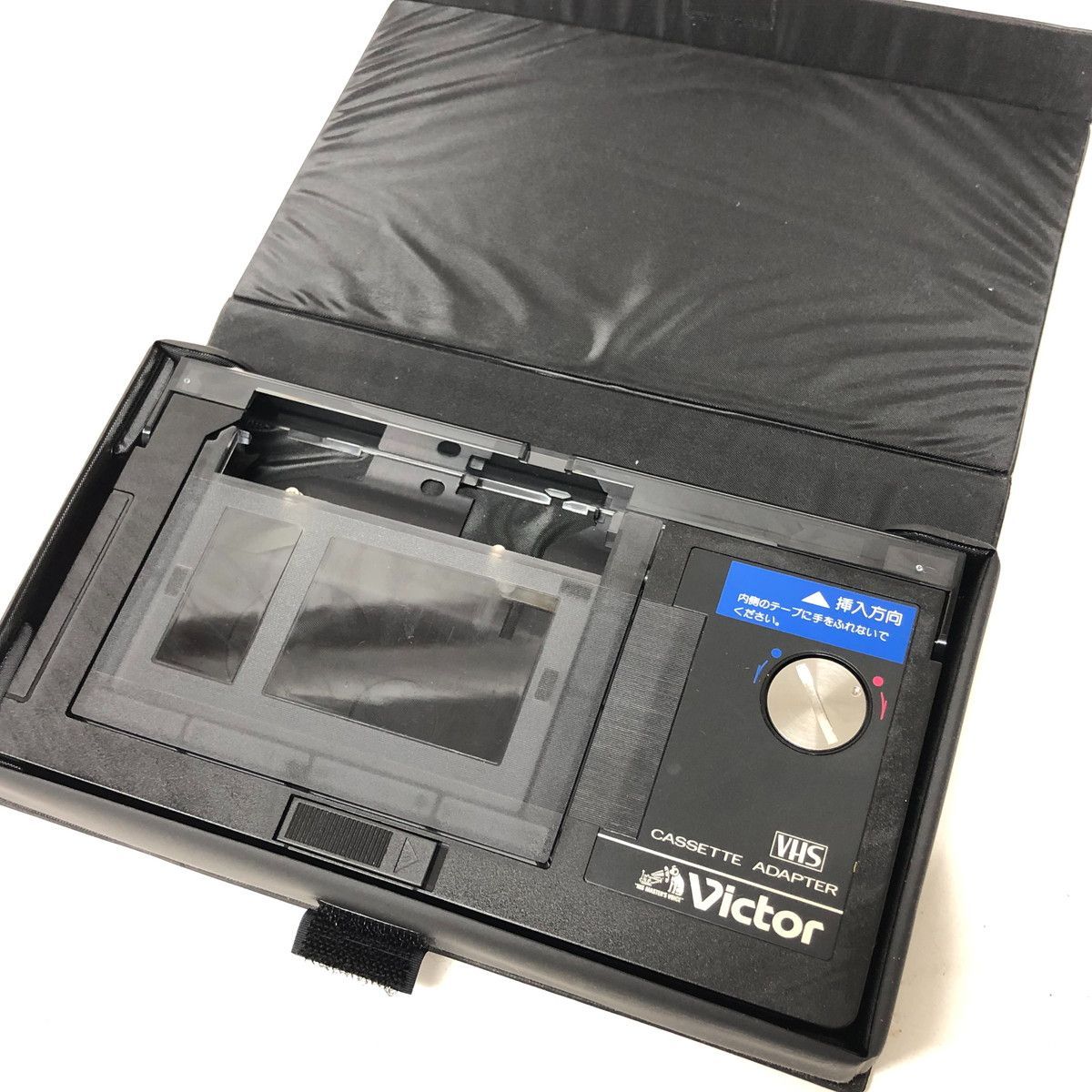 Victor　ビクター　VHSカセットアダプター　C-P6BK　VHS-C⇒VHS Victor ビクターカセットアダプター (ブラック)[C-P6BK]