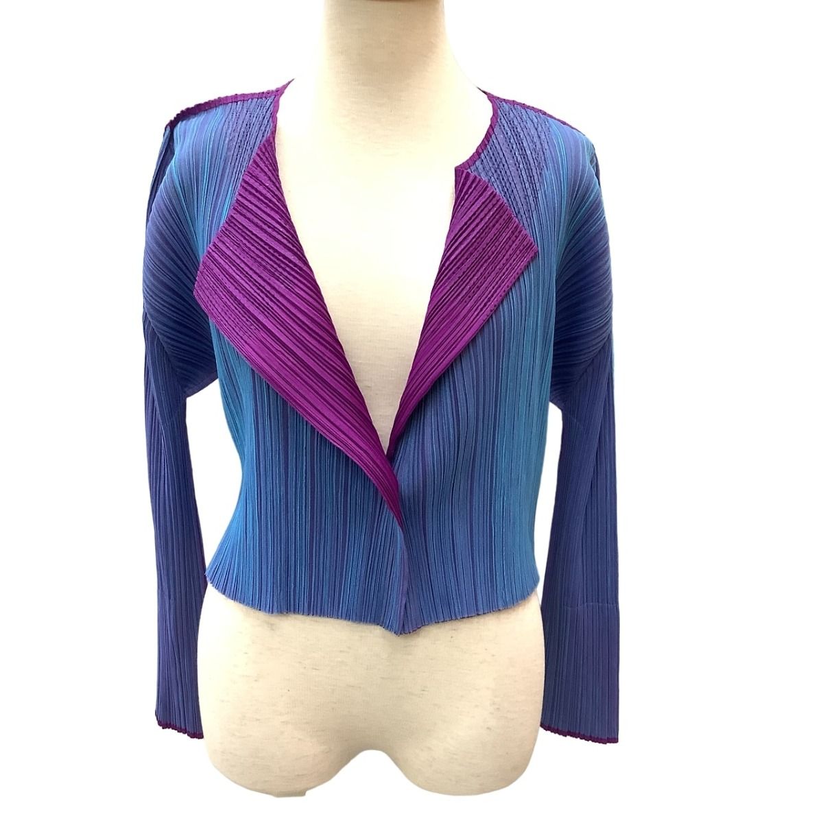 ♪♪ISSEY MIYAKE イッセイミヤケ PLEATS PLEASE バイカラー 