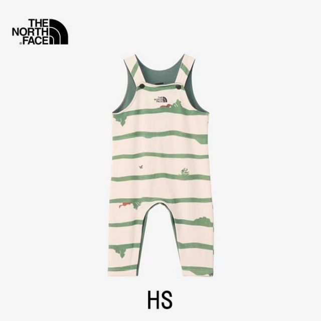  種類1 AL 80 ザ ノース フェイス ベビー THE NORTH FACE B SWEAT OVERALL スウェットロゴオーバーオール キッズ ノースフェイス オーガニックコットン 綿100％ 出産祝い ロングパンツ 新生児 柔らか おくるみ ブランケット ベビー服(~95cm)