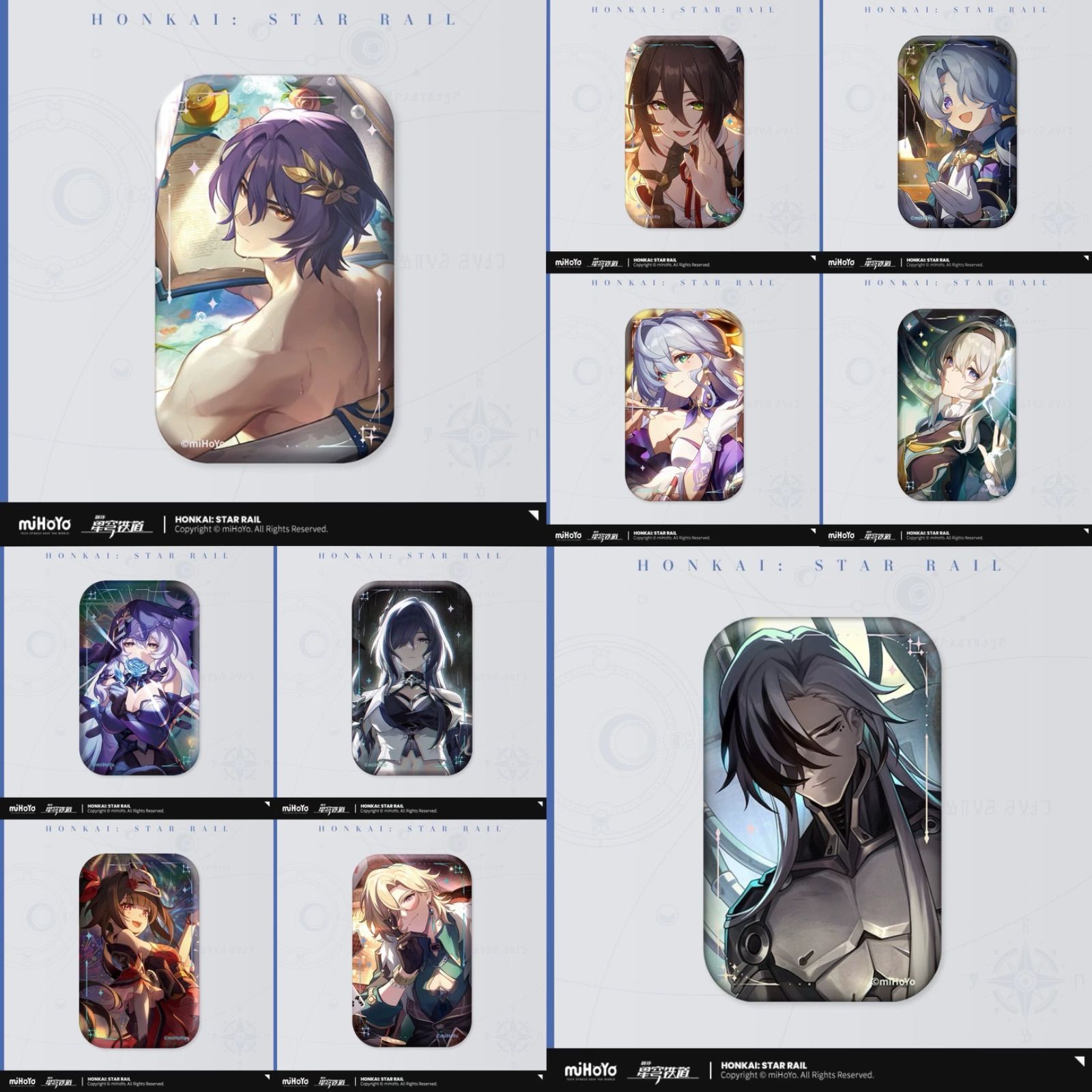 崩壊：スターレイル・公式 スクエア 缶バッジ（光円錐）Dr.レイシオ