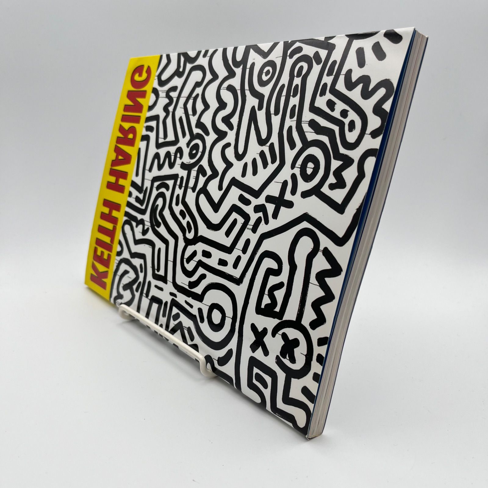 キース ヘリング 1989年 ミクストメディア 鑑定書付き 絵画