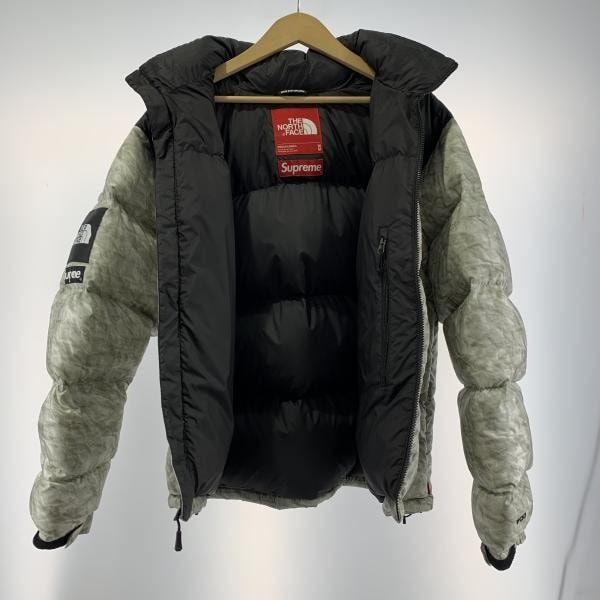 中古】Supreme×THE NORTH FACE 19AW Paper Print Nuptse Jacket サイズ