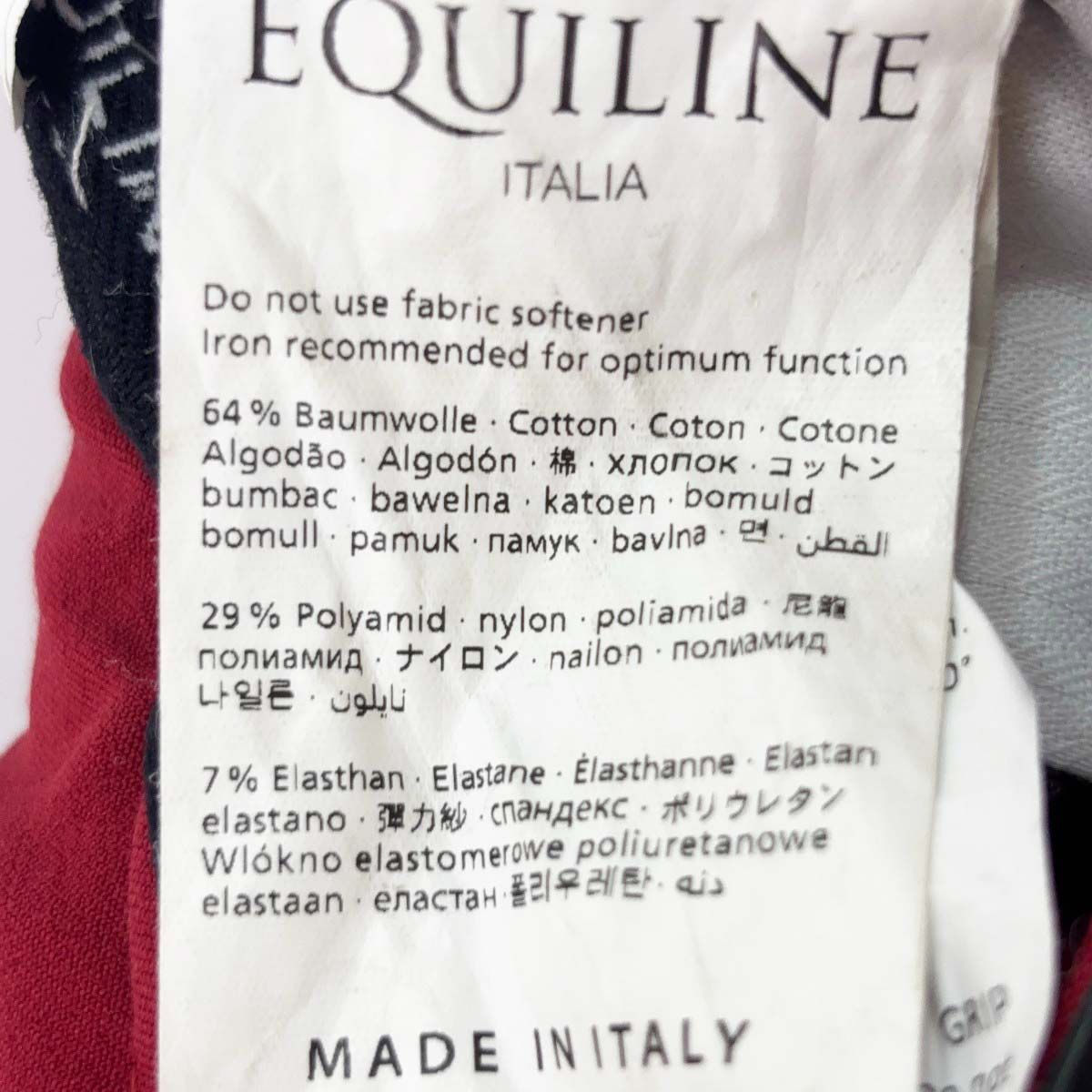 EQUILINE エクイライン COMMESSA キュロット I42 レッド レディース