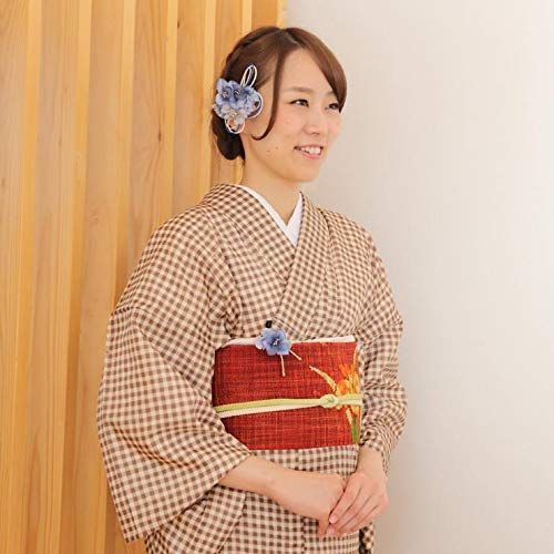 【色: レッド】鎌倉工芸 カマクラクラフト 和装 髪飾り 5点セット | カーネ