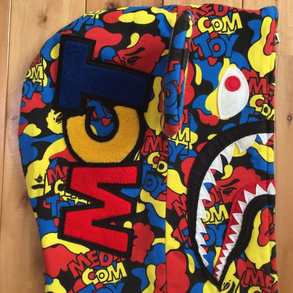 BE@R シャーク パーカー Mサイズ shark full zip hoodie a bathing ape 