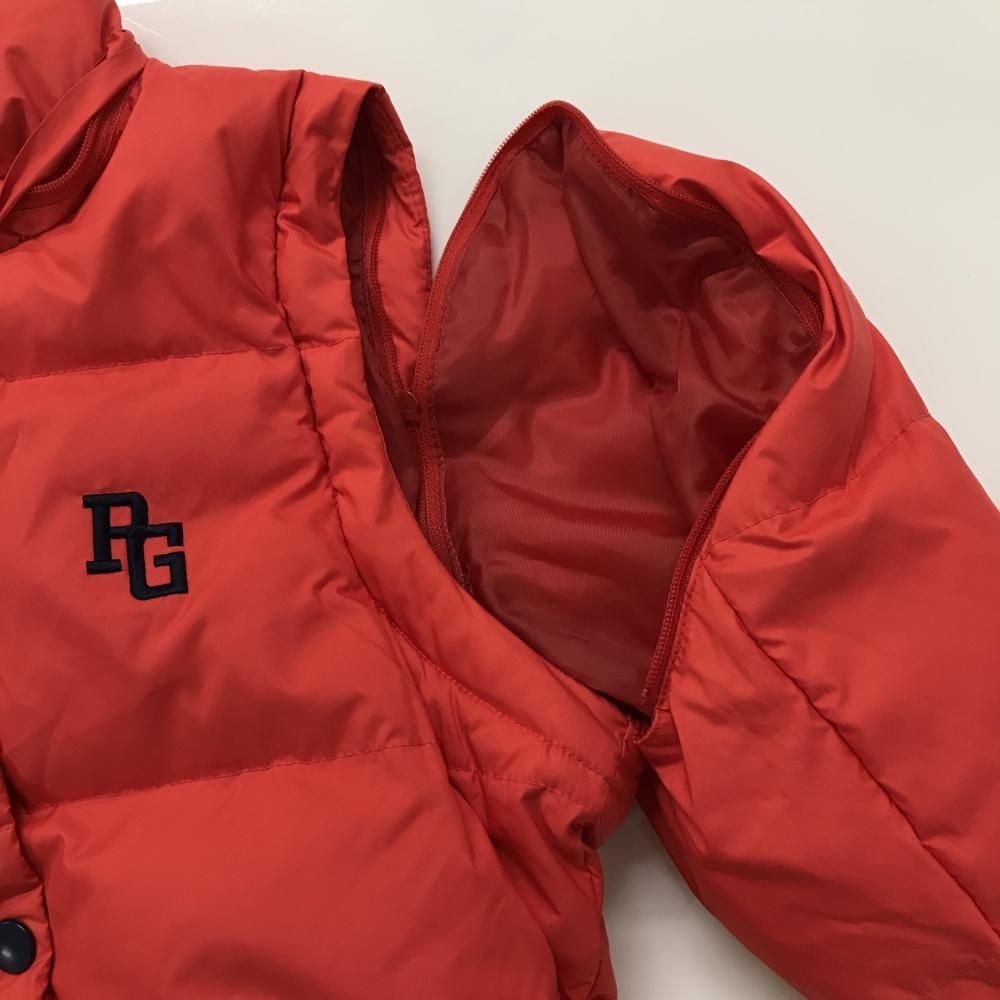 パーリーゲイツ 2WAYダウンジャケット レッド×ネイビー 韓国モデル ロゴ刺しゅう レディース 0 S ゴルフウェア PEARLY GATES WWW_USTAUSTRALIA_COM_AU