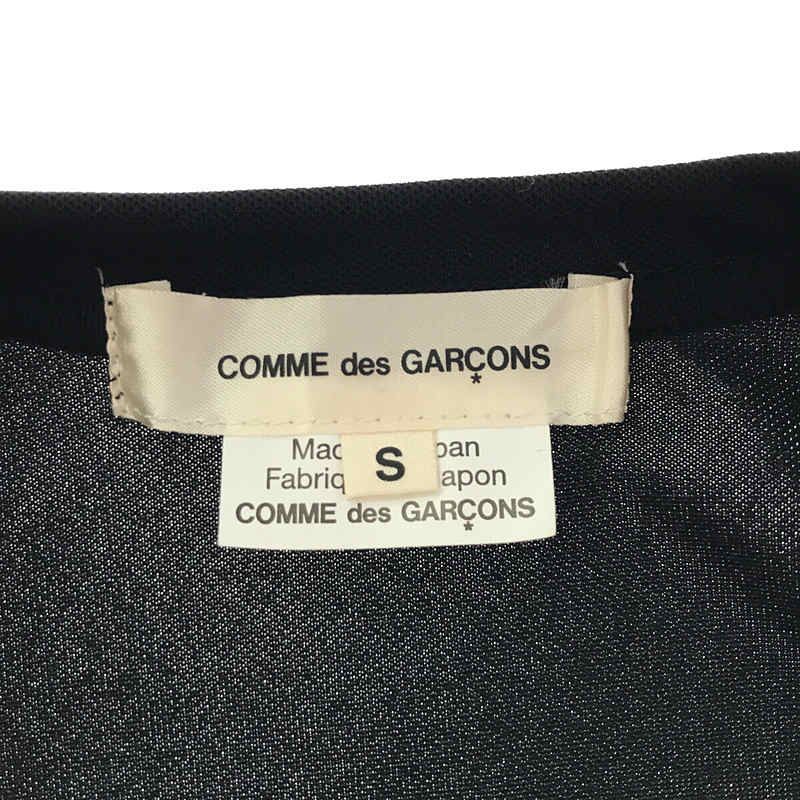 COMME des GARCONS - 【美品】  COMME des GARCONS / コムデギャルソン | 2020SS / AD2019 | Orlando / オルランド ポリエステル 変形 カットソー | S | ブラック | レディース COMME des GARCONS / コムデギャルソン | 2020SS / AD2019