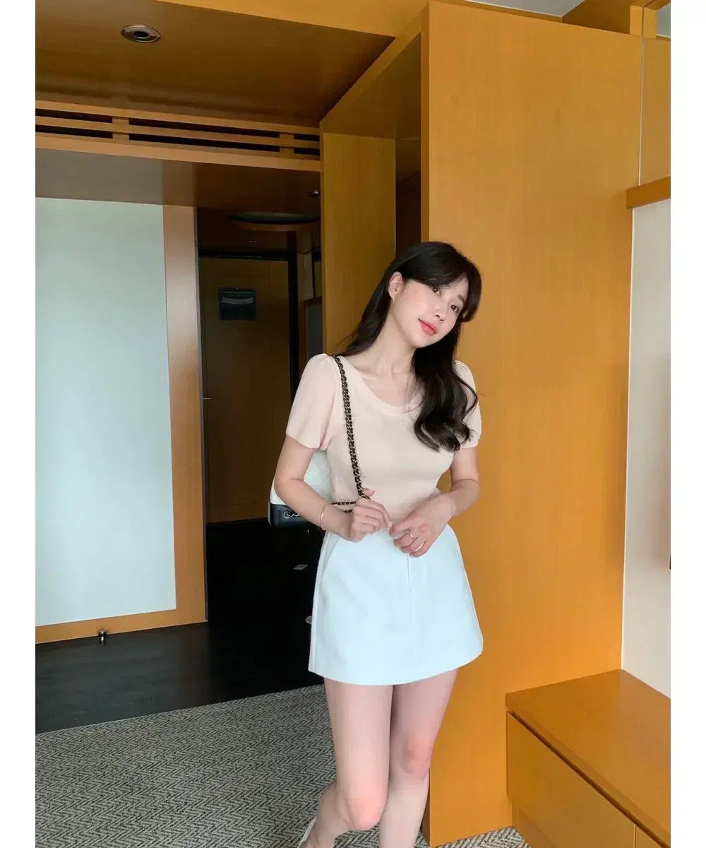 リエット riette サマー ツイードパンツ 白 S DECORATOM_COM_BR