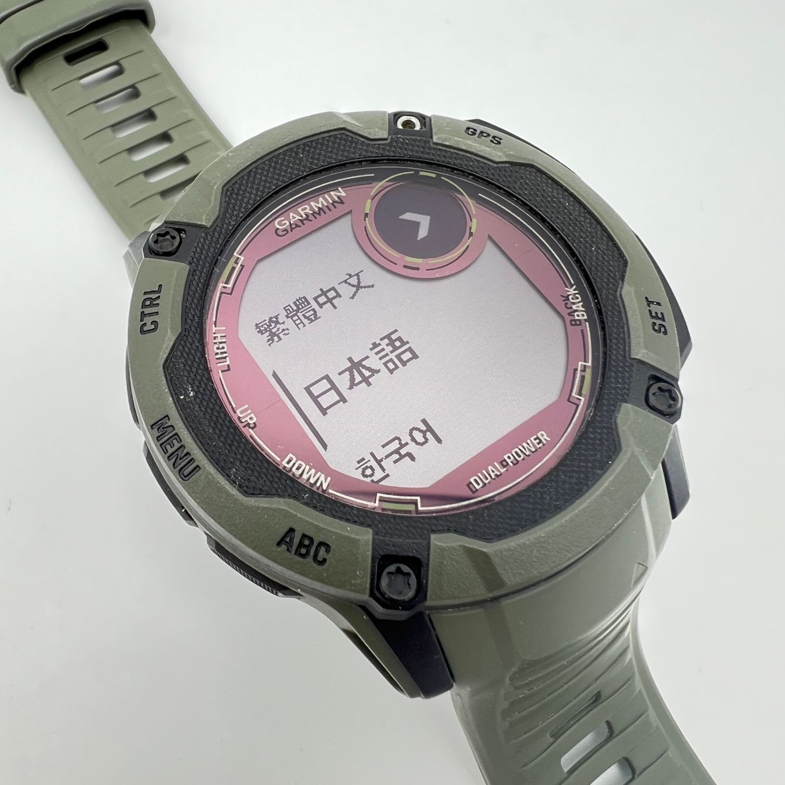 GARMIN Instinct 2X Dual Power Moss Bランク - メルカリ